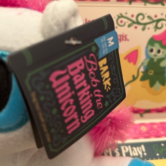 Bark Box Fairy Tails Bob the Barking Unicorn Dog Toy - Picture 7 of 9